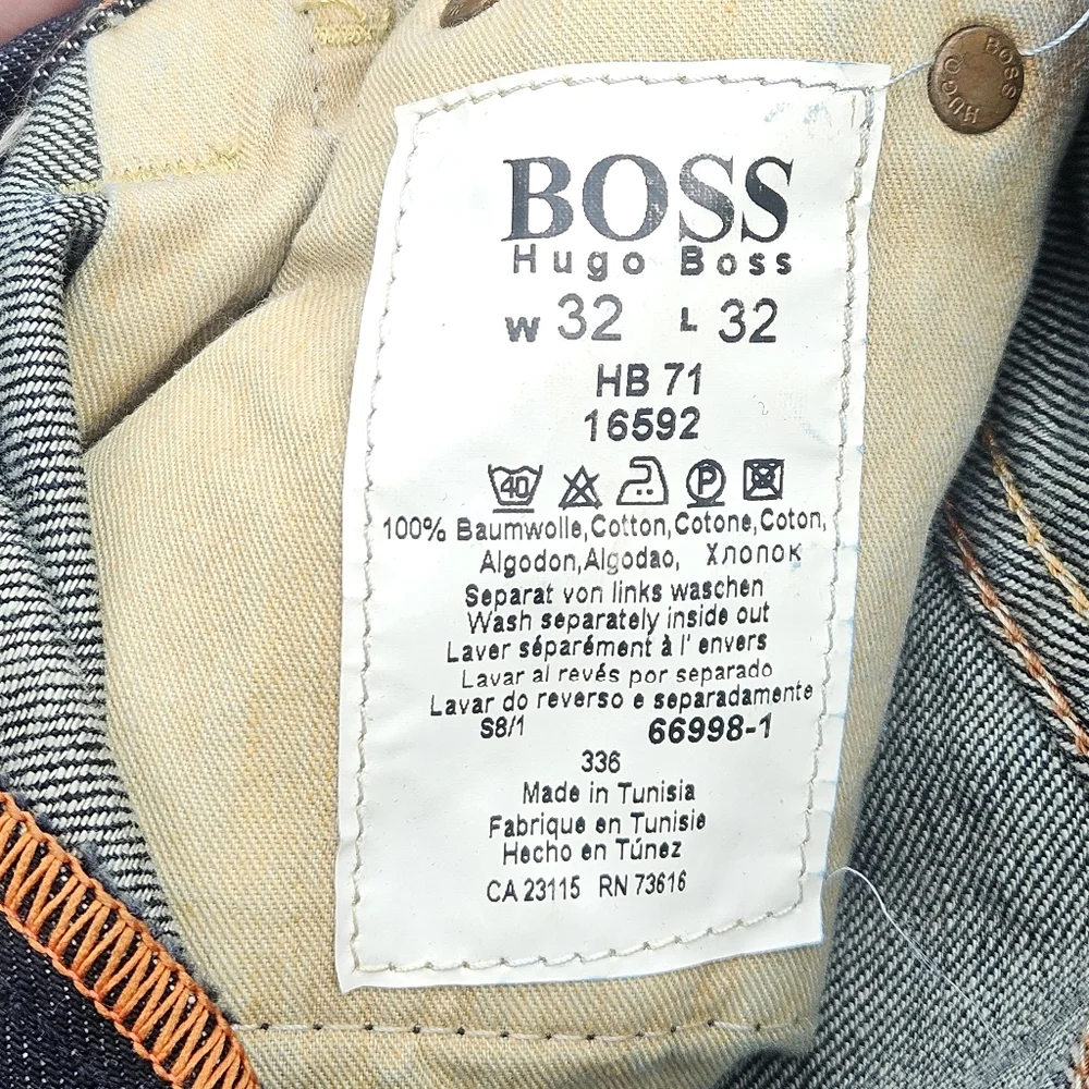 Mens Hugo Boss Oversized Baggy Skater  Funky Jeans 32x32 bottoms - Picture 7 of 7